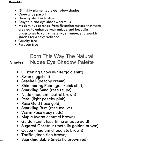 Too Faced Born This Way Palette - Picture 9 of 12